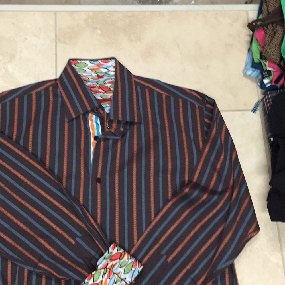 Luchiano Visconti men’s striped dress